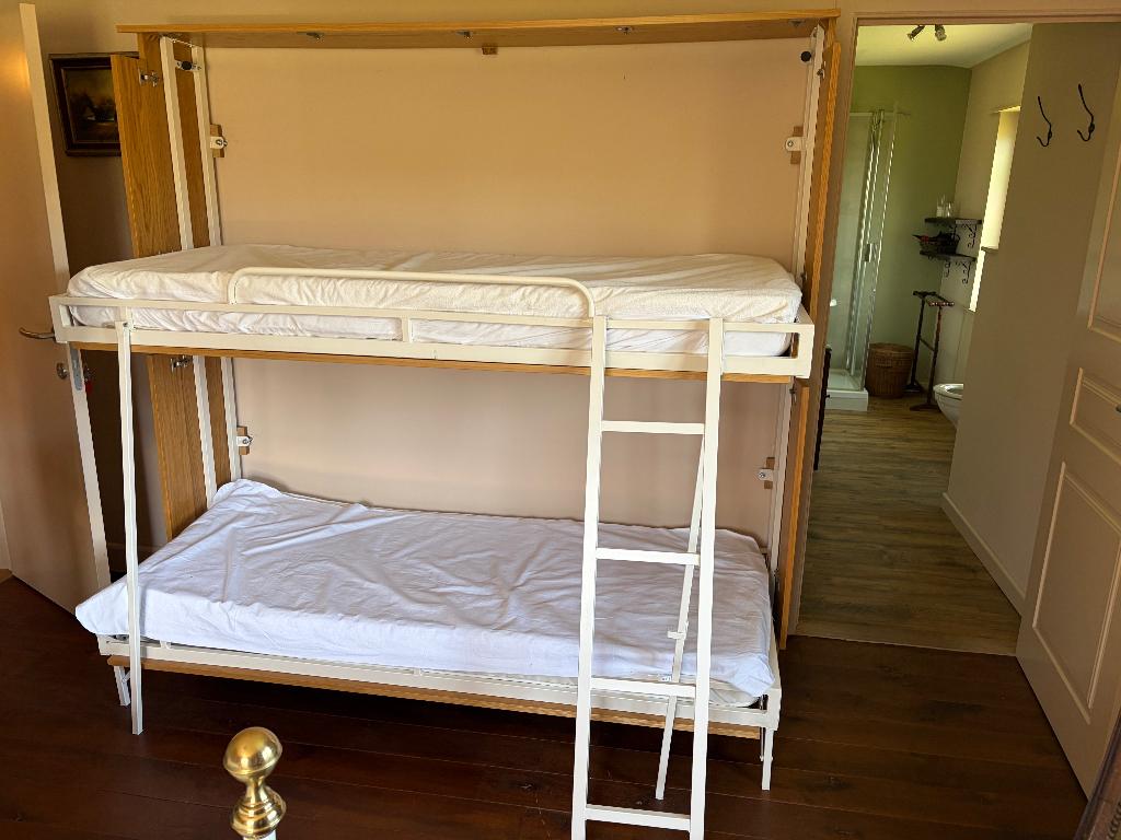 Stapelbed in kast, Ophalen, Gebruikt, Eenpersoons, 80 cm