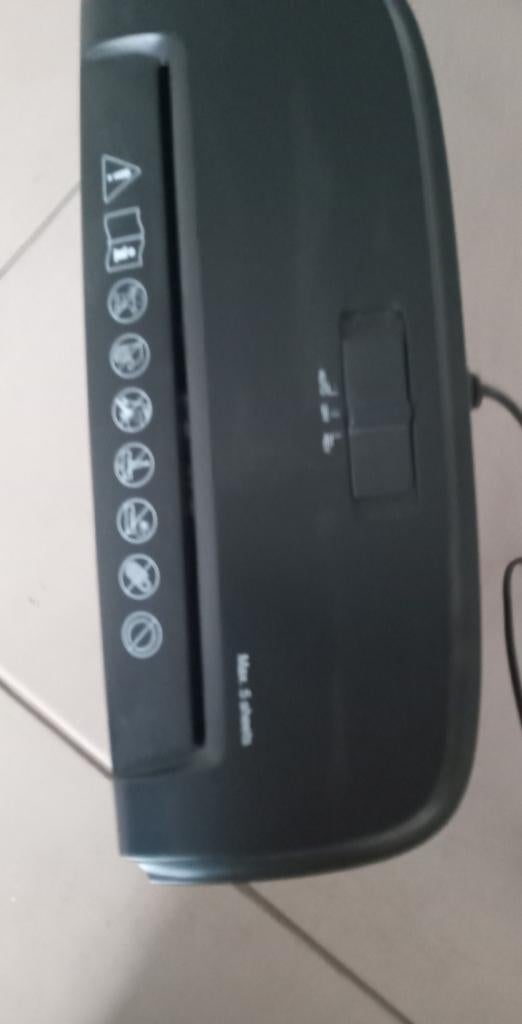 Papierversnipperaar, Enlèvement