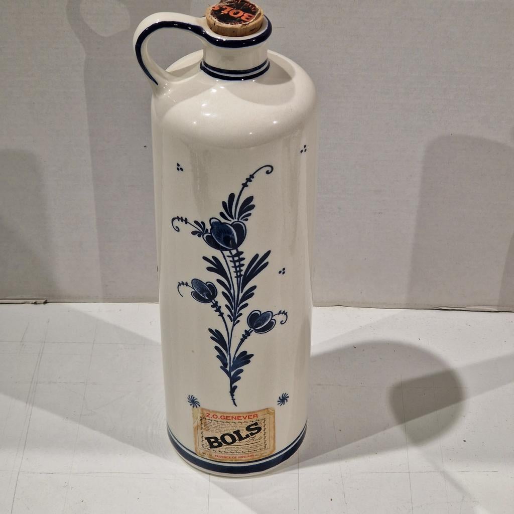 keramische fles van Bols , delft blue , made in Holland, Ophalen of Verzenden