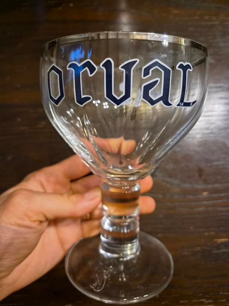 Orval glas, Ophalen