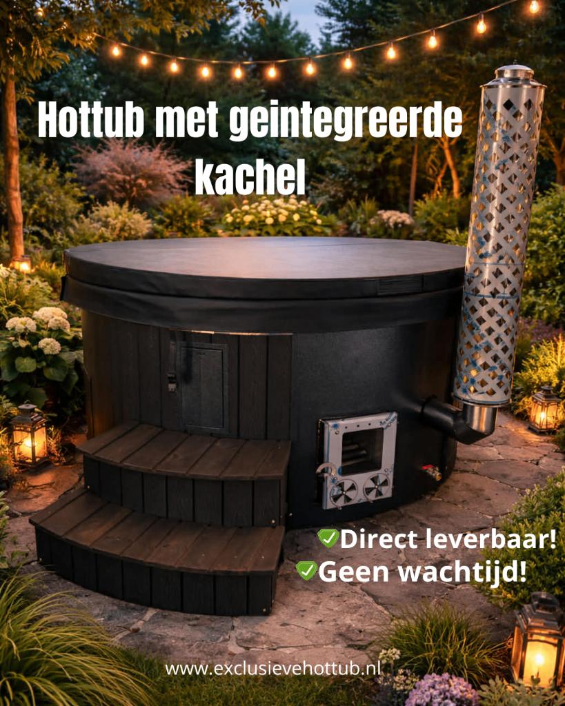 Hottub met Geïntegreerde Kachel/NIEUW, Ophalen of Verzenden, Nieuw, Filter