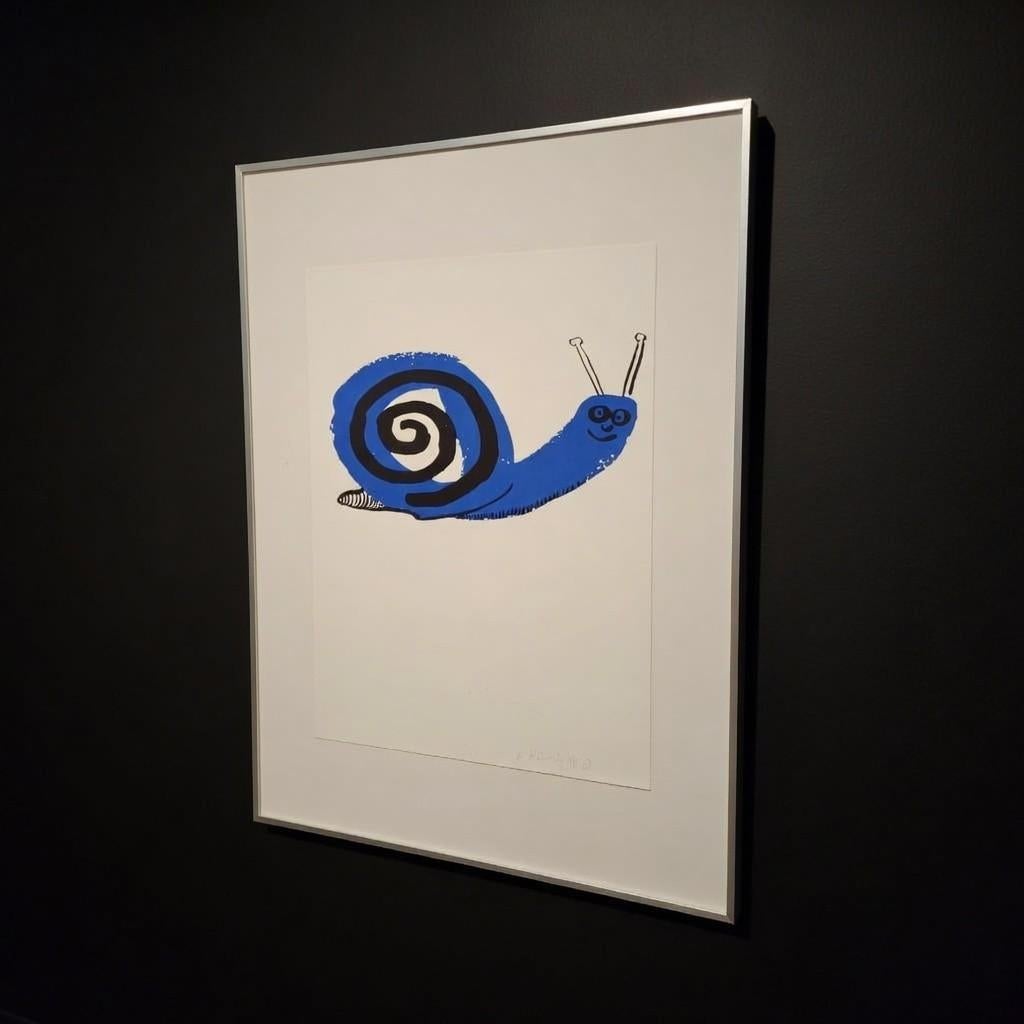 K. Haring Red and Blue. Handgesignieerd, Ophalen of Verzenden