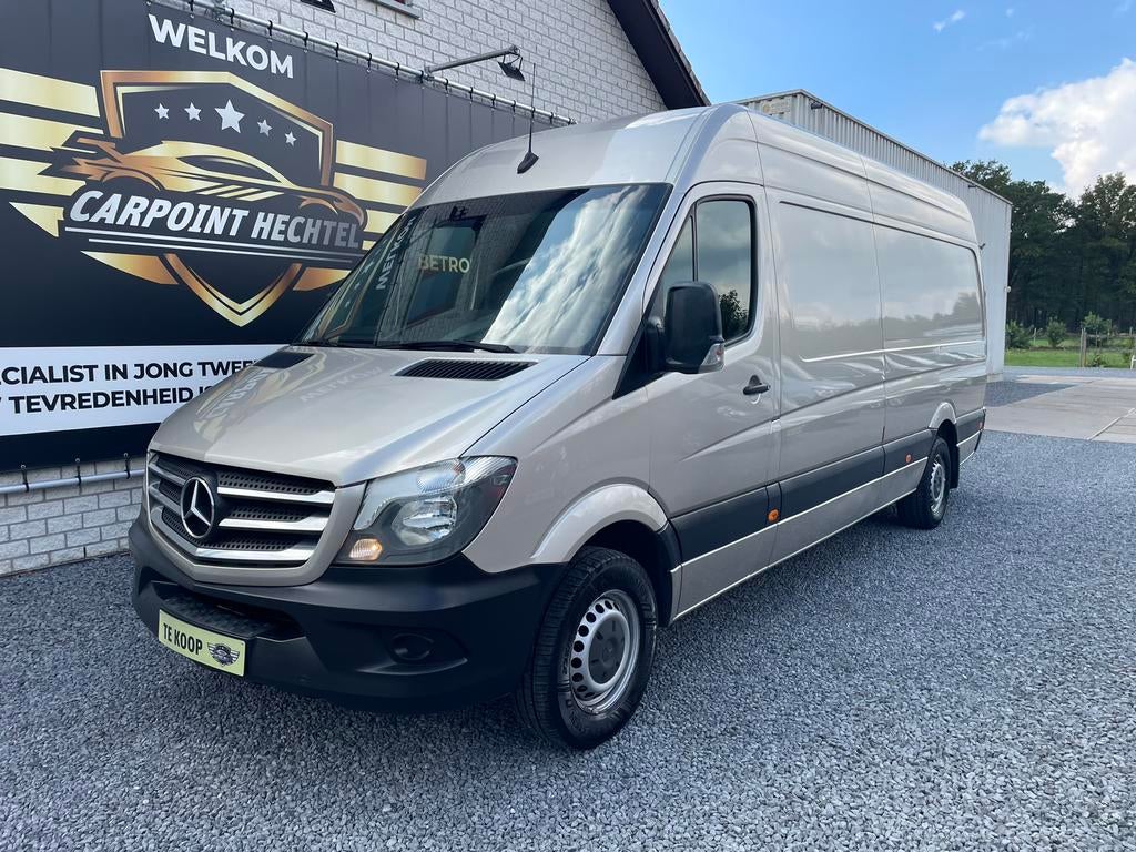 Mercedes Sprinter 316 cdi AUTOMAAT 163 pk L4H2 1ste eigenaar, Autos, 2198 cm³, Argent ou Gris, Euro 6, Entreprise