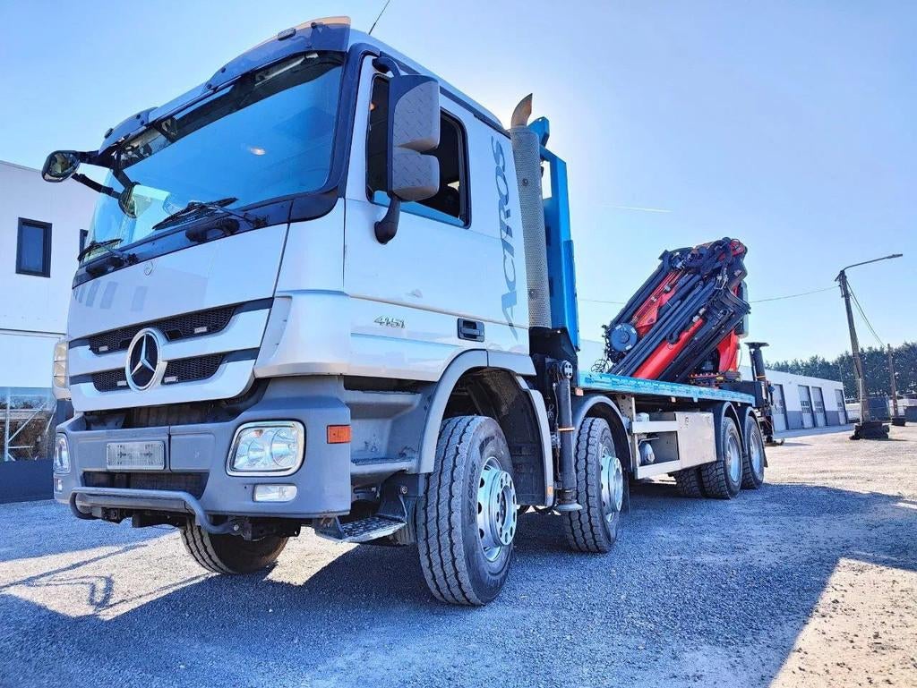 Mercedes-Benz Actros 4151 V8 8x4 roofcrane / dachdecker Palf, Auto's, Vrachtwagens, Automaat, Euro 5, Achterwielaandrijving, Mercedes-Benz