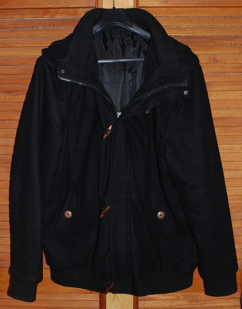 Clockhouse zwarte jas met capuchon voor heren maat 48-50, Kleding | Heren, Jassen | Winter, Maat 48/50 (M), Zwart, Ophalen of Verzenden