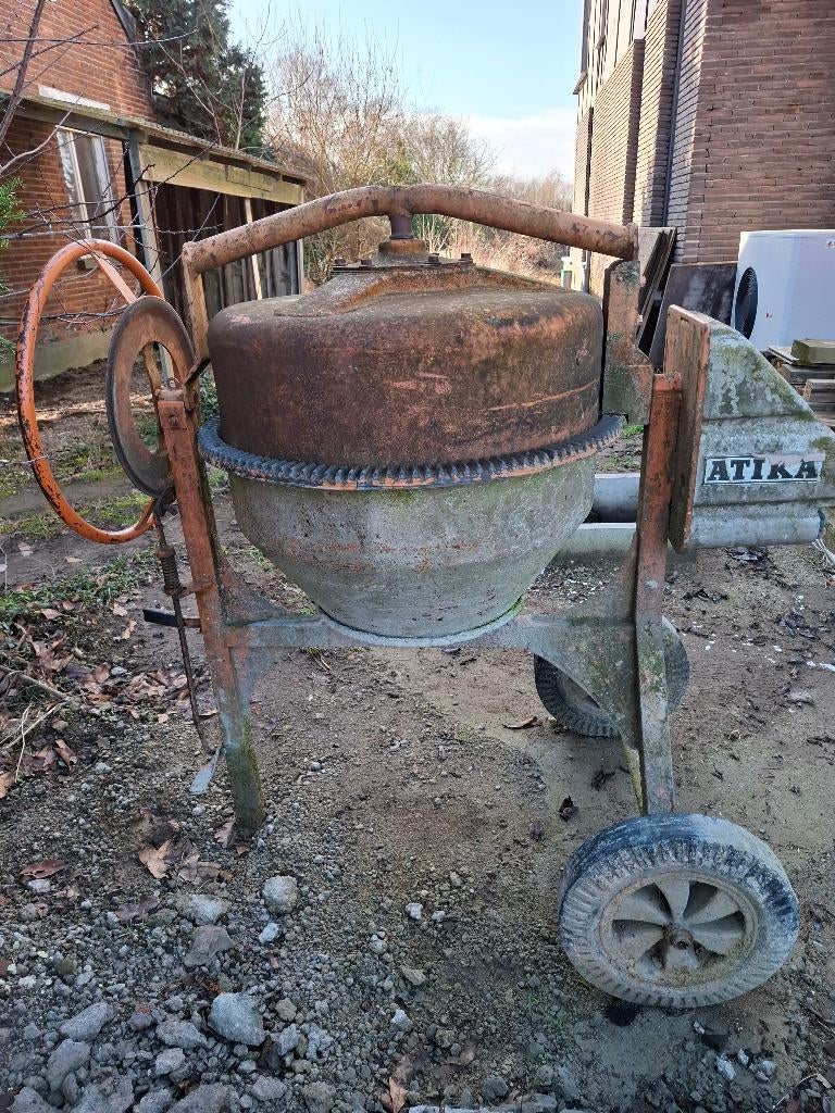 Elektrische betonmolen, Doe-het-zelf en Bouw, Betonmolens, Ophalen, Gebruikt