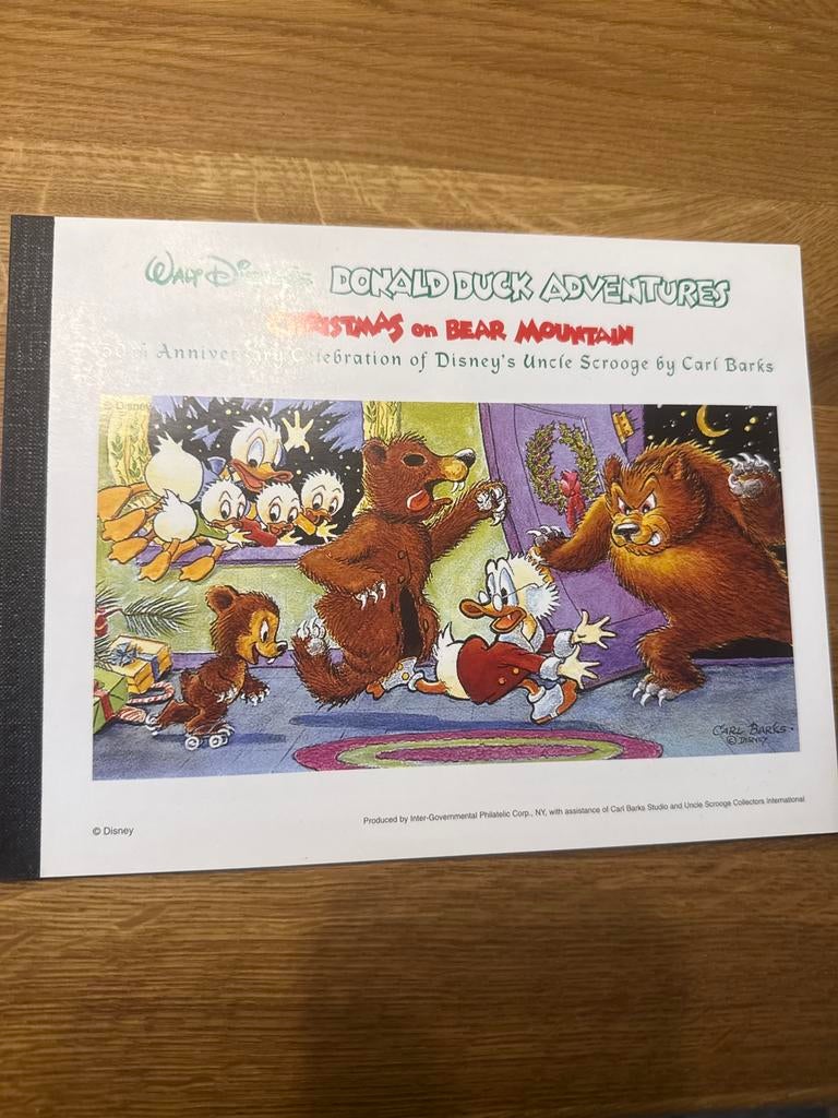Disney Donald Duck Stamp Book Guyana Carl Barks, Postzegels en Munten, Ophalen