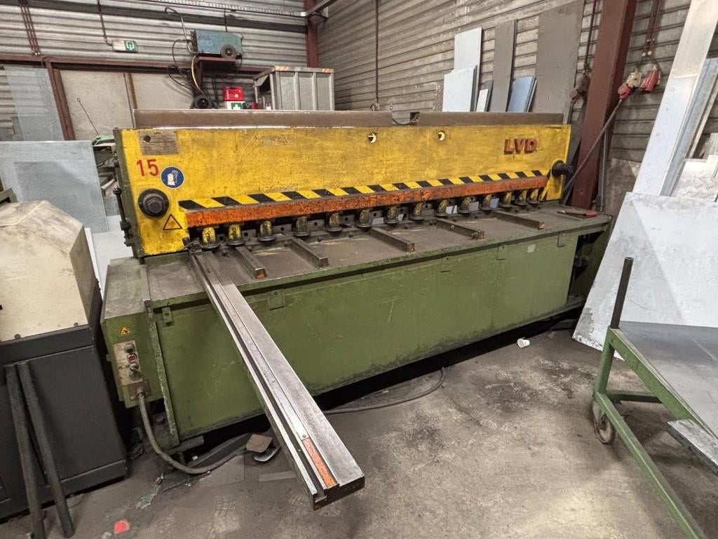 LVD-guillotineschaar — 2,5 m — 4 mm, Ophalen