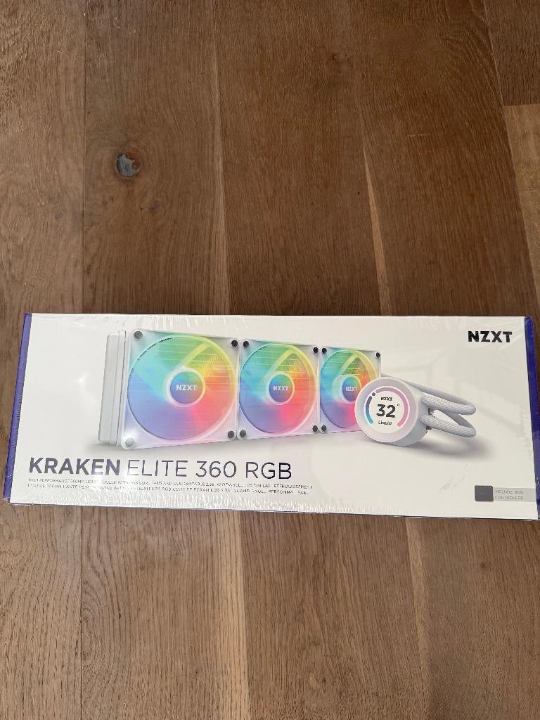 NZXT Kraken Elite 360 RGB 2023 (Wit) – NIEUW & Ongeopend, Informatique & Logiciels, Refroidisseurs d'ordinateur, Neuf, Refroidisseur ordinateur à eau