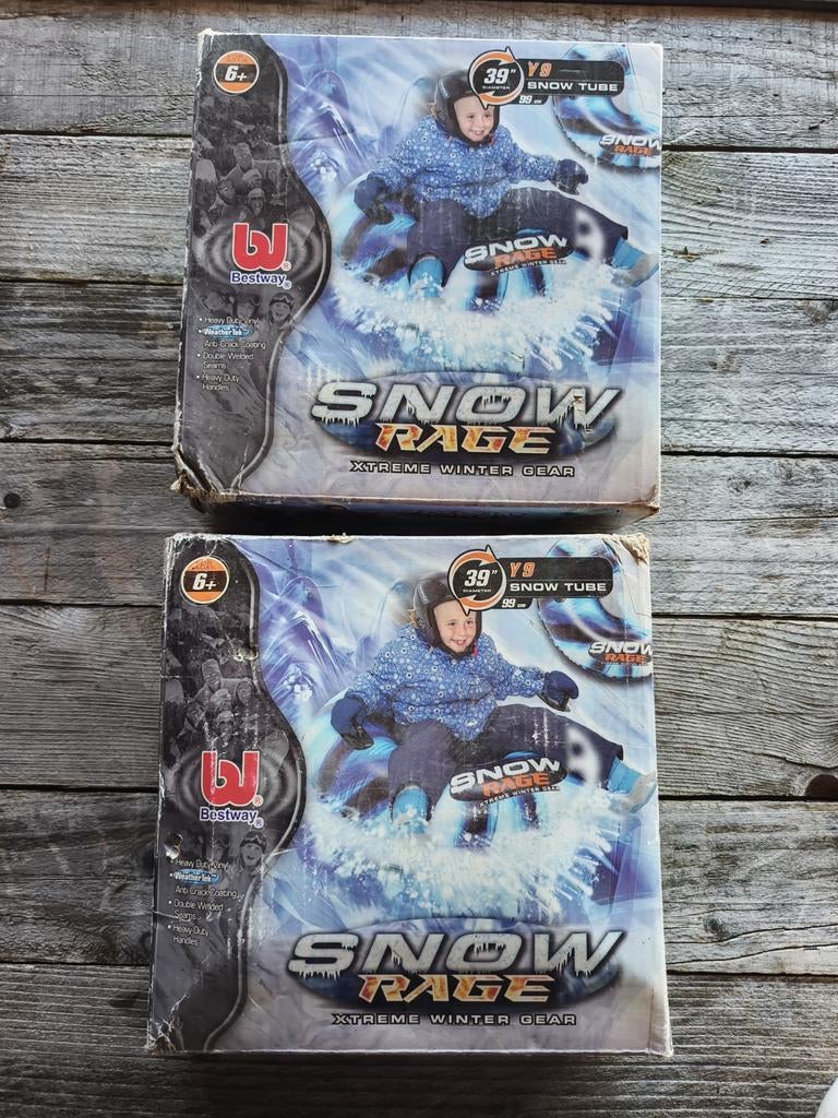 2 pneus à neige/tube à neige Bestway Snow Rage 99 cm, neufs, Enlèvement, Neuf, Autres types, Autres marques