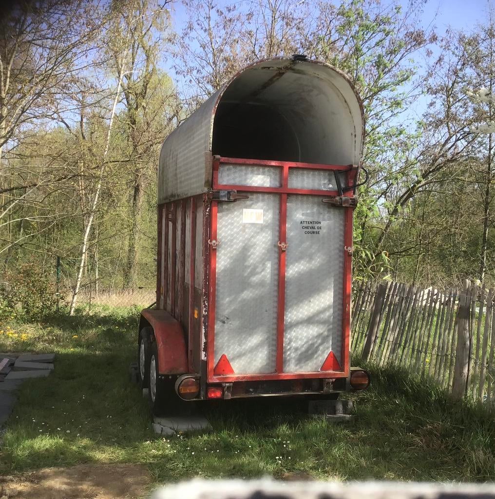 Van 1 Cheval, Enlèvement, Utilisé, Bois, Remorque 1 cheval