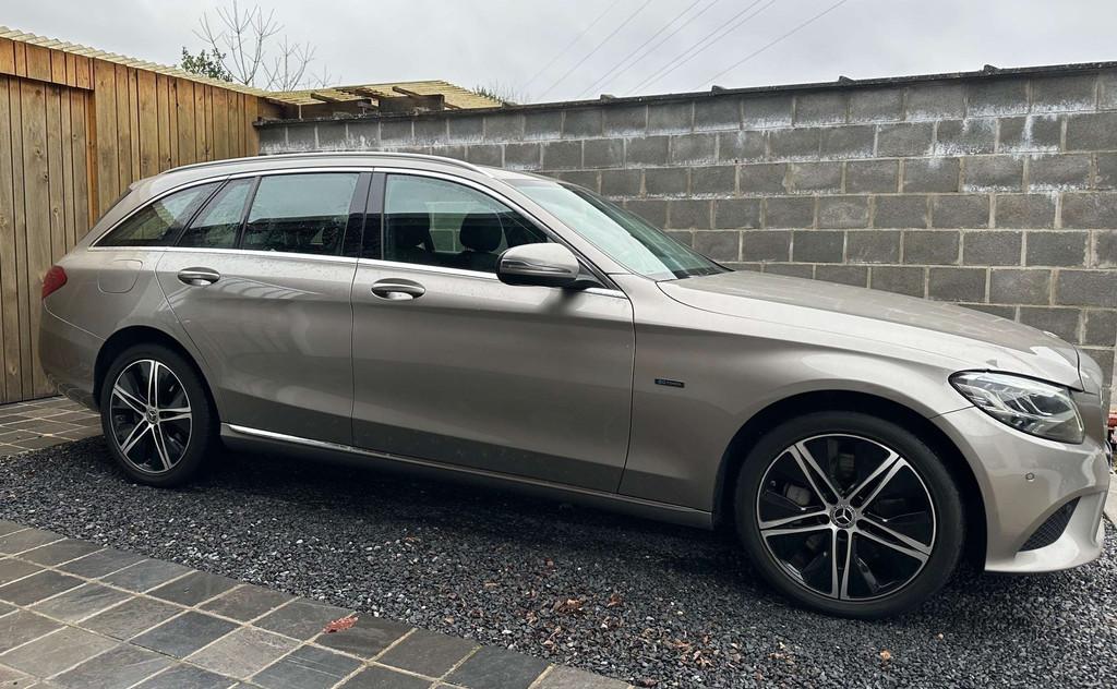 Mercedes-Benz C 300 de PHEV Business Solution Led Navi Leder, Auto's, Automaat, Achterwielaandrijving, Zwart, 4 cilinders