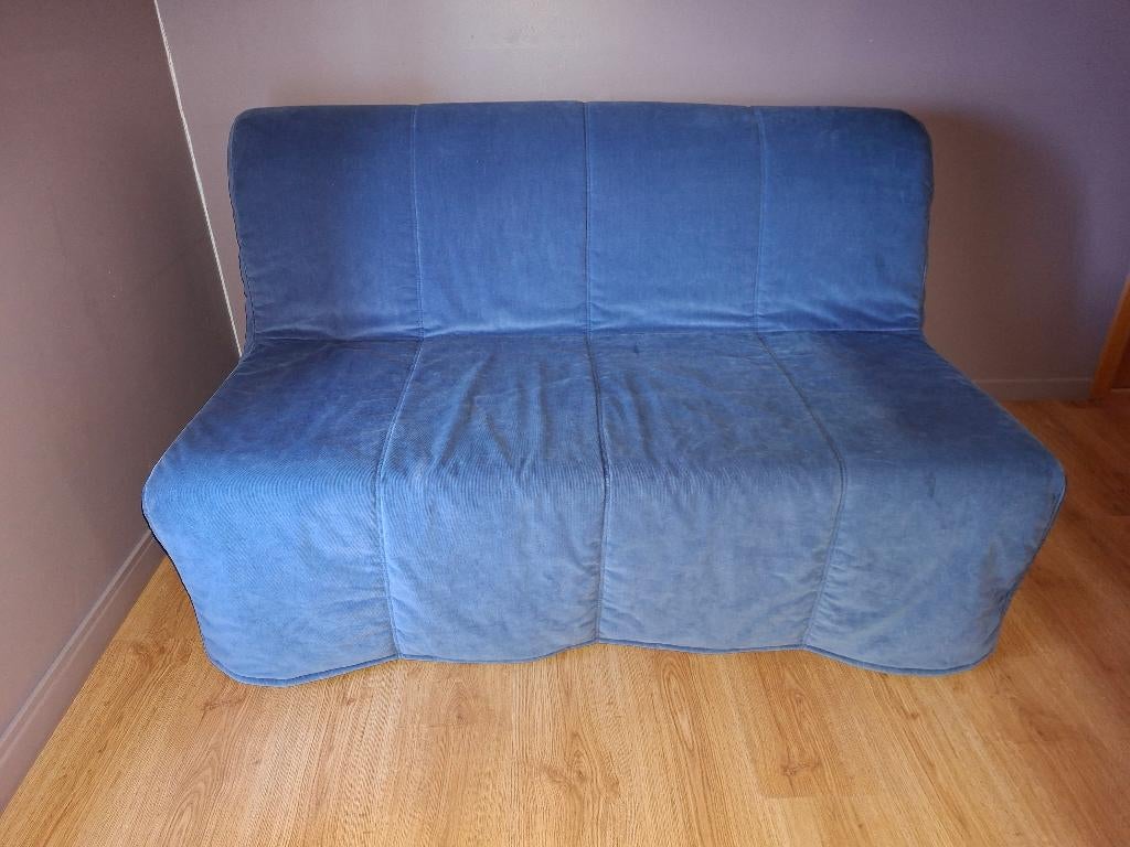 Divan lit pliant 2 personnes IKEA, Enlèvement, 190 cm ou moins, 140 cm, Comme neuf