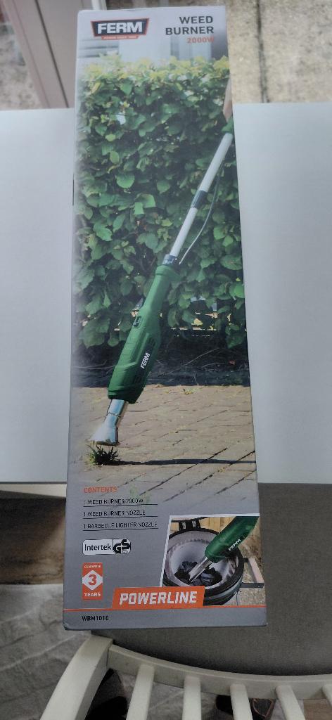 brûleur de mauvaises herbes, Enlèvement