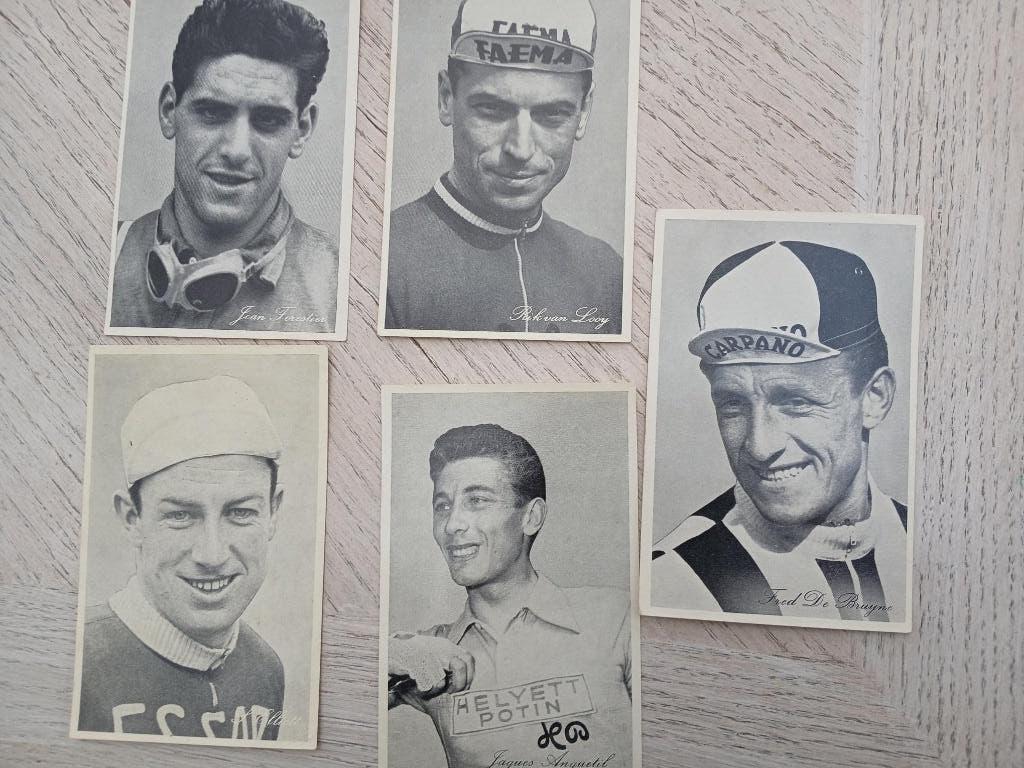 Chromo's Wielrenners, Gebruikt, Ophalen of Verzenden, 1940 tot 1960, Prent