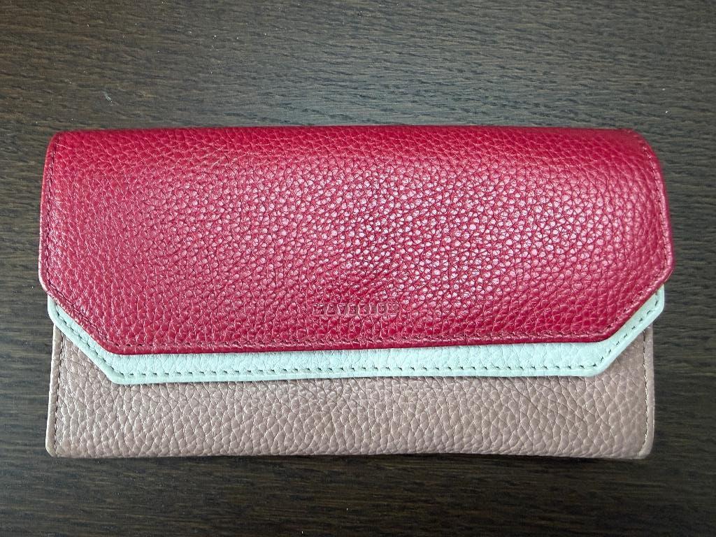 Portefeuille, Enlèvement ou Envoi, Comme neuf, Rouge, Cuir