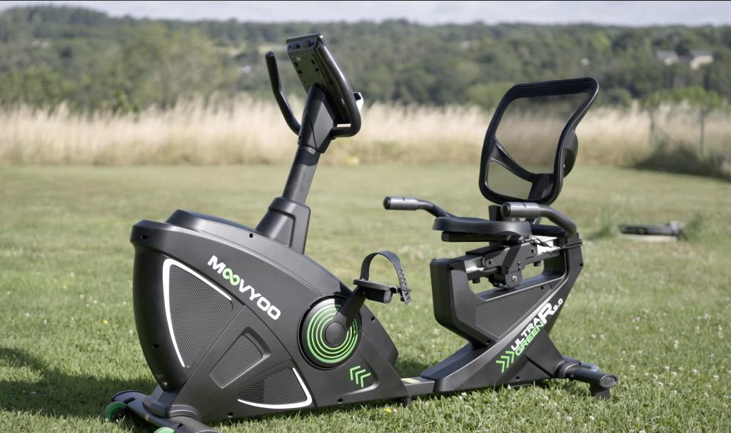 Vélo d'appartement semi-allongé Ultra Green R 2.0 MOOVYOO, Enlèvement, Comme neuf, Jambes, Vélo d'appartement