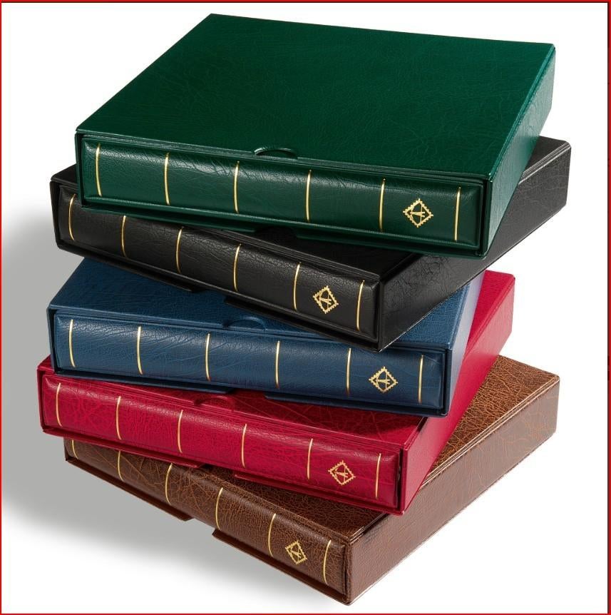 Leuchtturm Excellent DE album 13-rings zwart €24,99 stunt, Postzegels en Munten, Verzenden