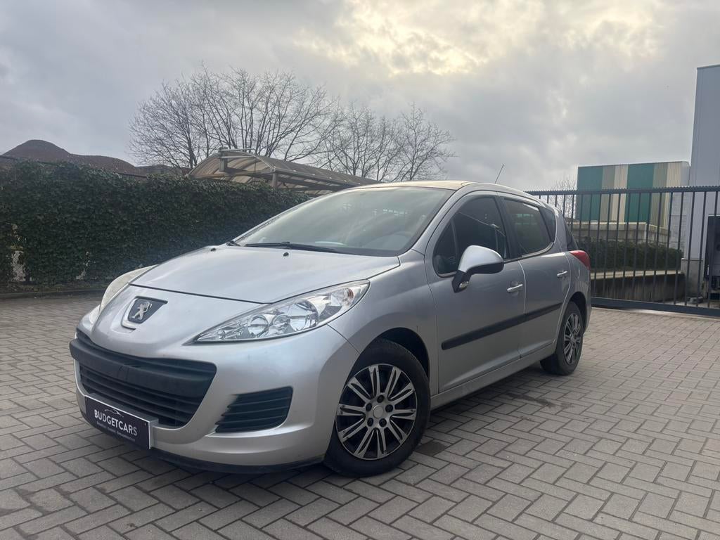 Peugeot 207Sw/2010/Benzine/Panoramadak/Airco/Gekeurd*2.500€, Auto's, Stof, Zwart, Bedrijf, 5 deurs