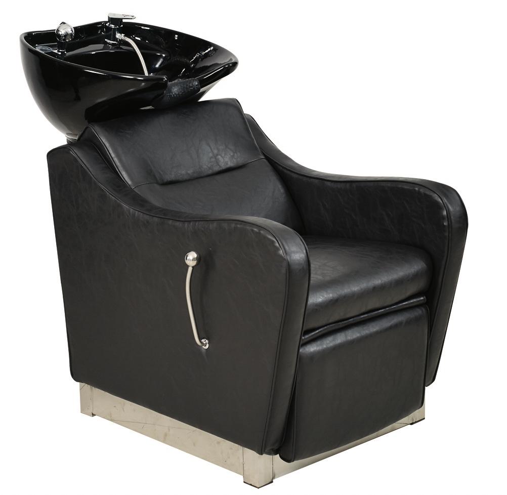 Wasunit zwart voetsteun kapper kapsalon back wash hairwash, Enlèvement ou Envoi, Neuf