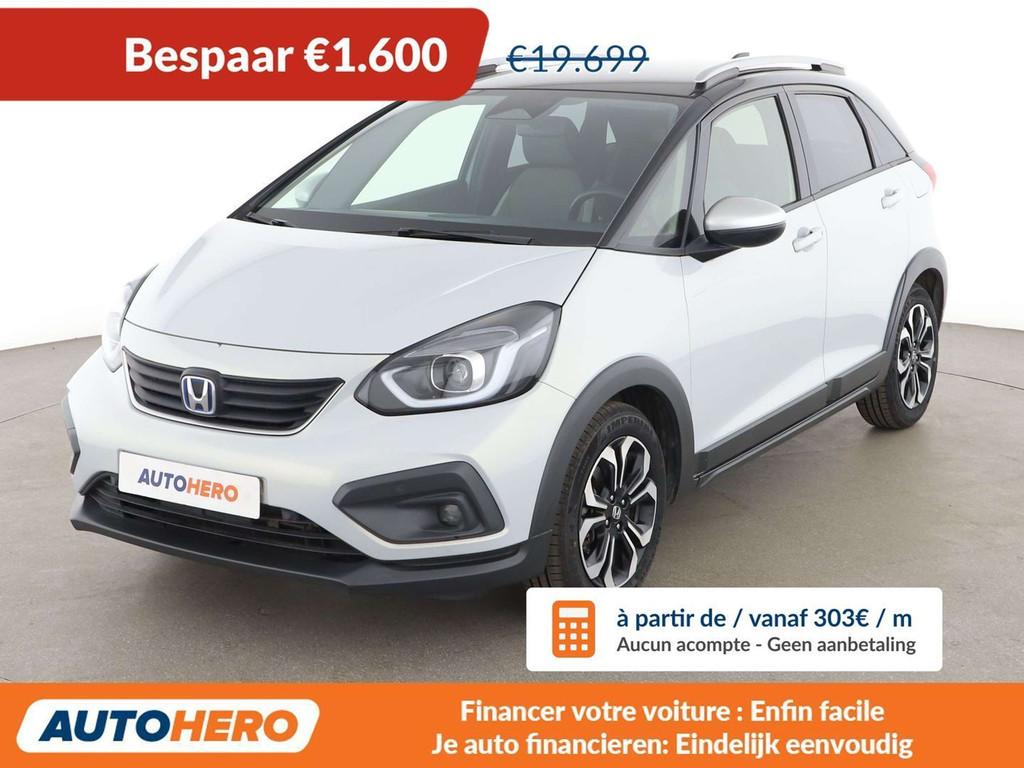 Honda Jazz 1.5 i-MMD Hybrid Crosstar Executive, Autos, Argent ou Gris, https://public.car-pass.be/vhr/89c41e7c-fe3d-474b-ba48-827d7c408cdf