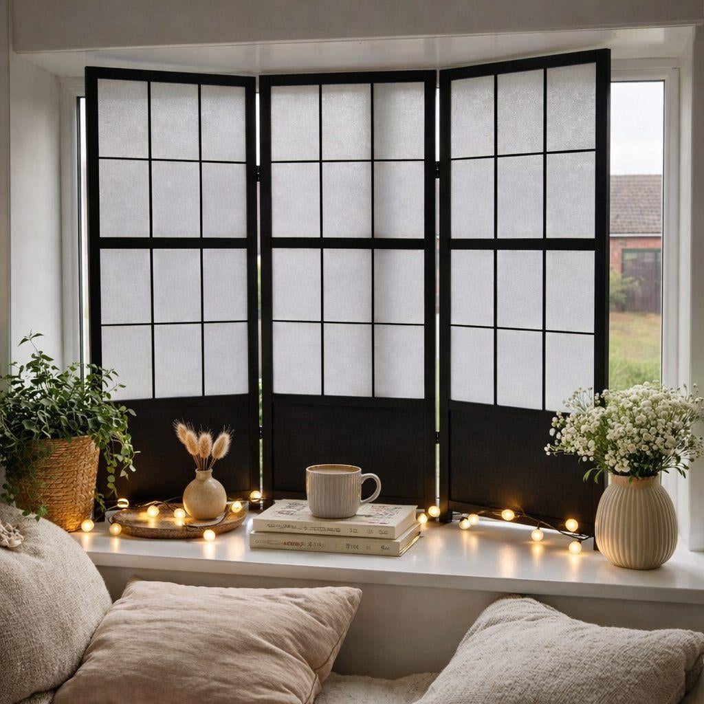 Japans Kamerscherm Raamscherm laag model 120cm, Verzenden, Nieuw