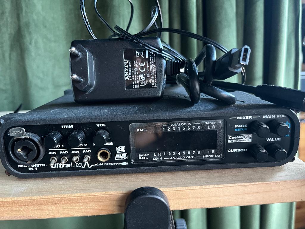 Motu Ultralite firewire geluidskaart, Ophalen of Verzenden, Zo goed als nieuw, Extern, MOTU