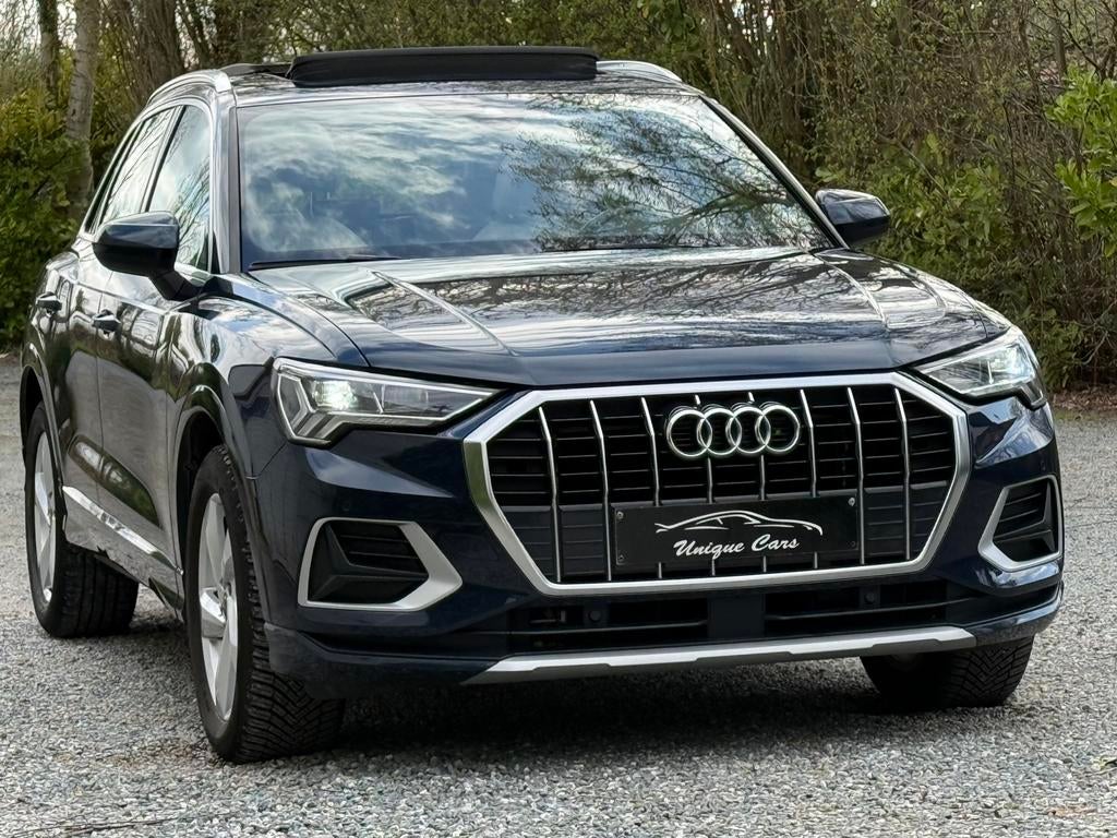 Audi Q3 1.5 - 35 TFSI - Automaat - Pano - Matrix - 55.000kM, Auto's, Audi, Automaat, Blauw, Leder, Bedrijf