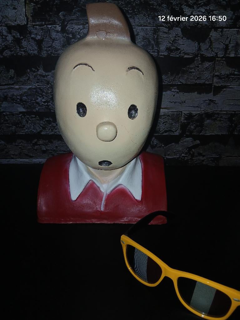 Buste Tintin / collection, Collections, Enlèvement, Comme neuf, Humain