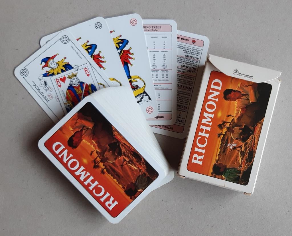 SPEELKAARTEN SIGARETTEN RICHMOND (2) RECLAME TABAK TABAC., Verzamelen, Speelkaarten, Jokers en Kwartetten, Ophalen of Verzenden