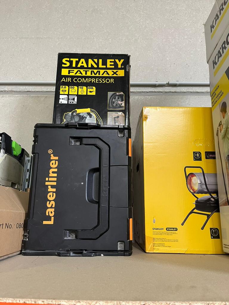 Laserliner, aircompressor , Kärcher , verwarmer, Bricolage & Construction, Enlèvement, Comme neuf