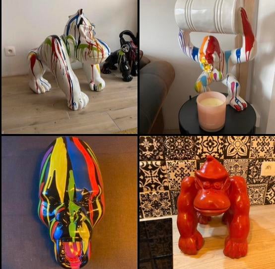 Gorille resine lot, Enlèvement