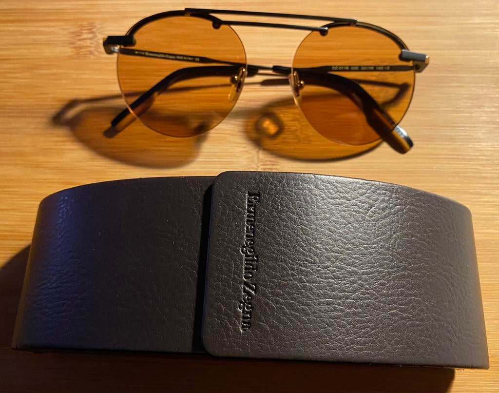 Lunettes de soleil Ermenegildo Zegna avec verres Zeiss, Enlèvement ou Envoi, Comme neuf, Lunettes de soleil