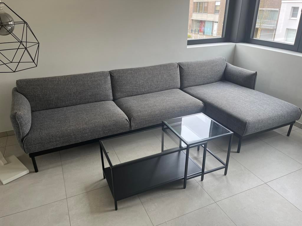 Sofa met longchair Ikea Applaryd, Huis en Inrichting, Ophalen, Zo goed als nieuw