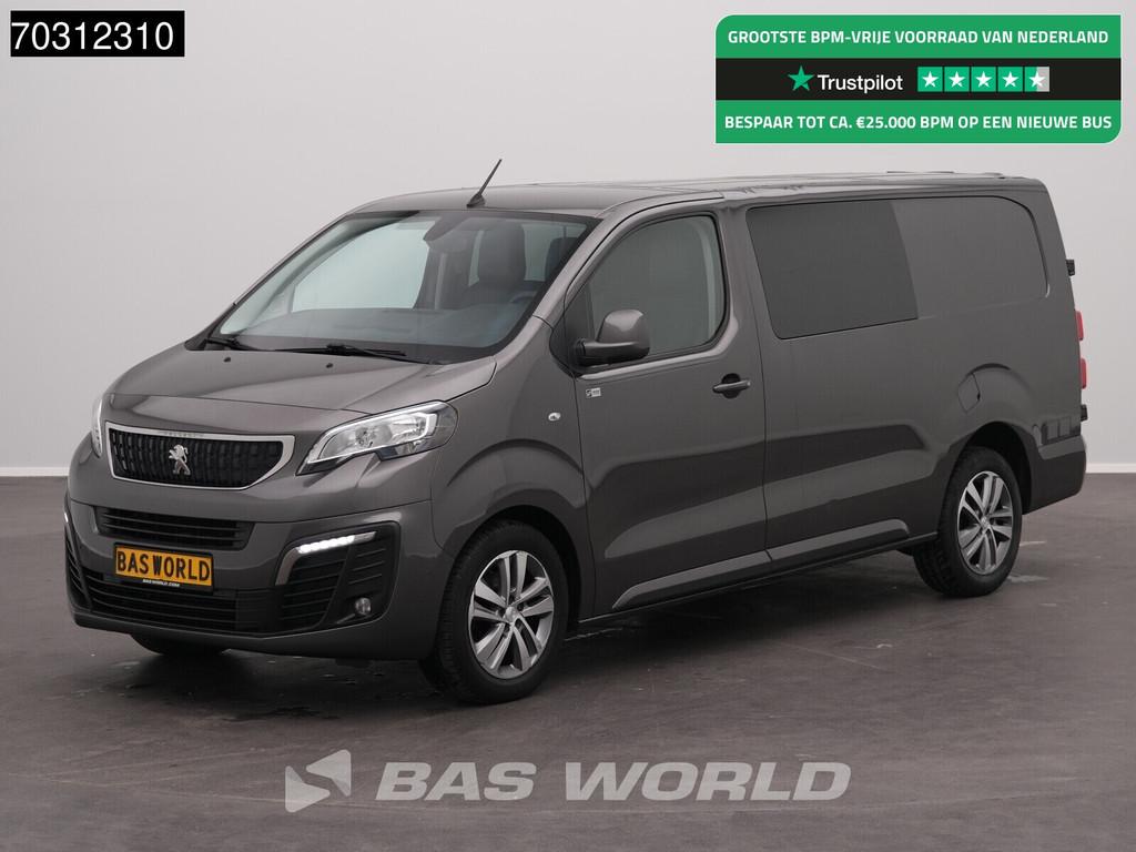Peugeot Expert 120pk Dubbel Cabine Automaat L3H1 Trekhaak Na, Automaat, Stof, Gebruikt, Euro 6