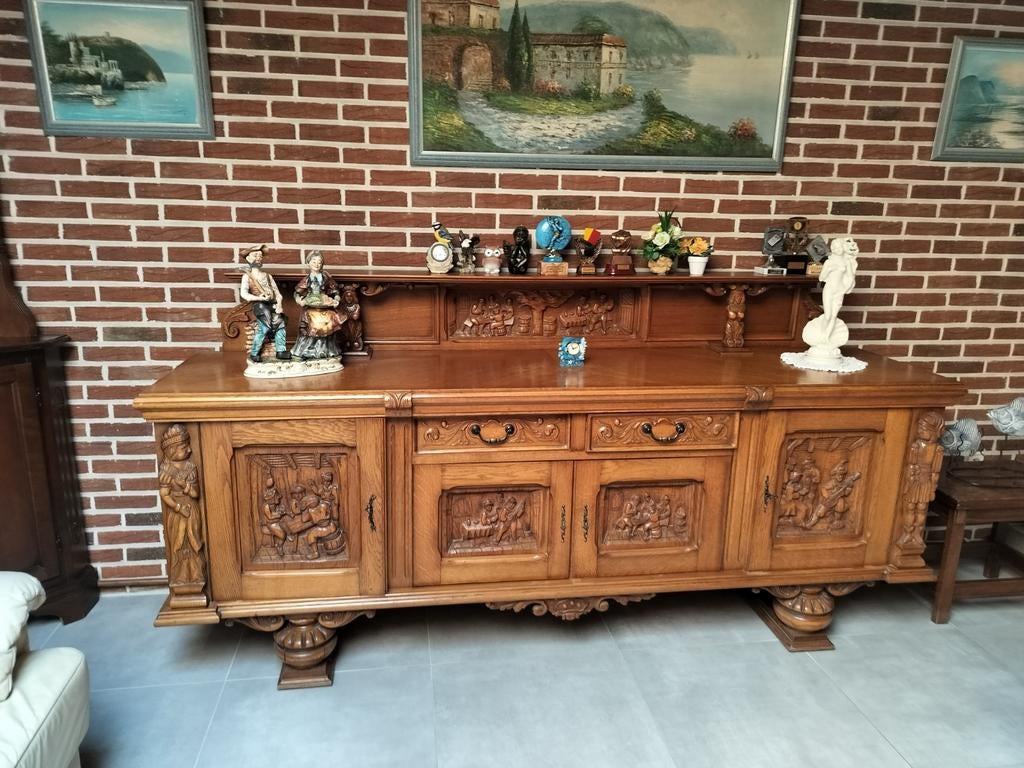 Armoire robuste en chêne, buffet, Enlèvement