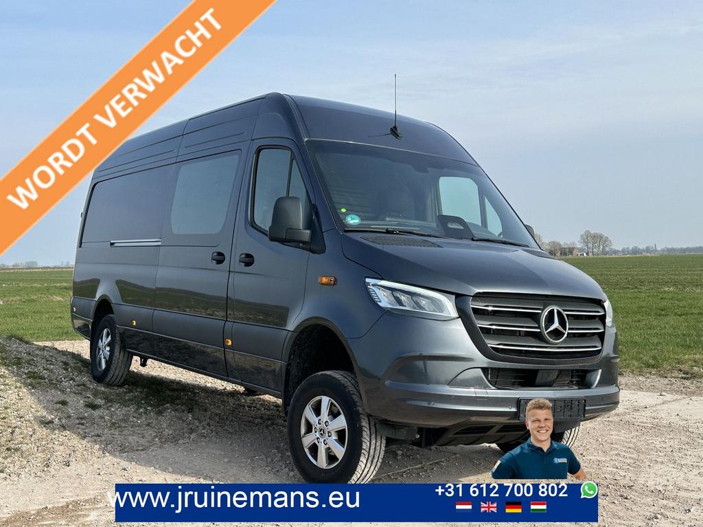 Mercedes-Benz Sprinter 319 CDI 191 PK 4x4 AUTOMAAT FACELIFT, Autos, Argent ou Gris, Achat, Carnet d'entretien, Mercedes-Benz