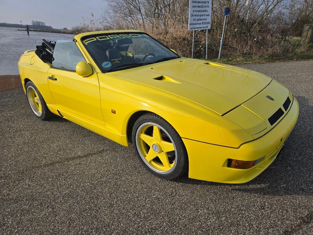 Porsche 944 Cabrio Bieber Breitbau tuning 250CV, Cuir, USB, Cabriolet, Boîte manuelle