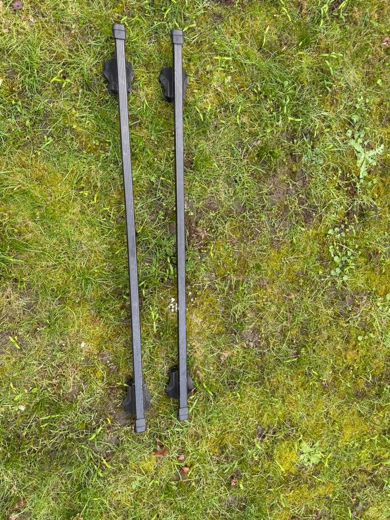 Barres de toit à vendre pour rails de toit ouverts, Autos : Divers, Porte-bagages, Enlèvement ou Envoi, Comme neuf