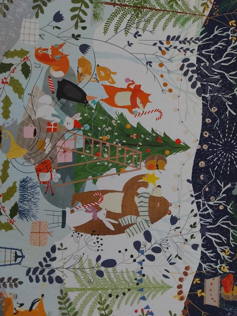 Kerstpuzzel., Ophalen