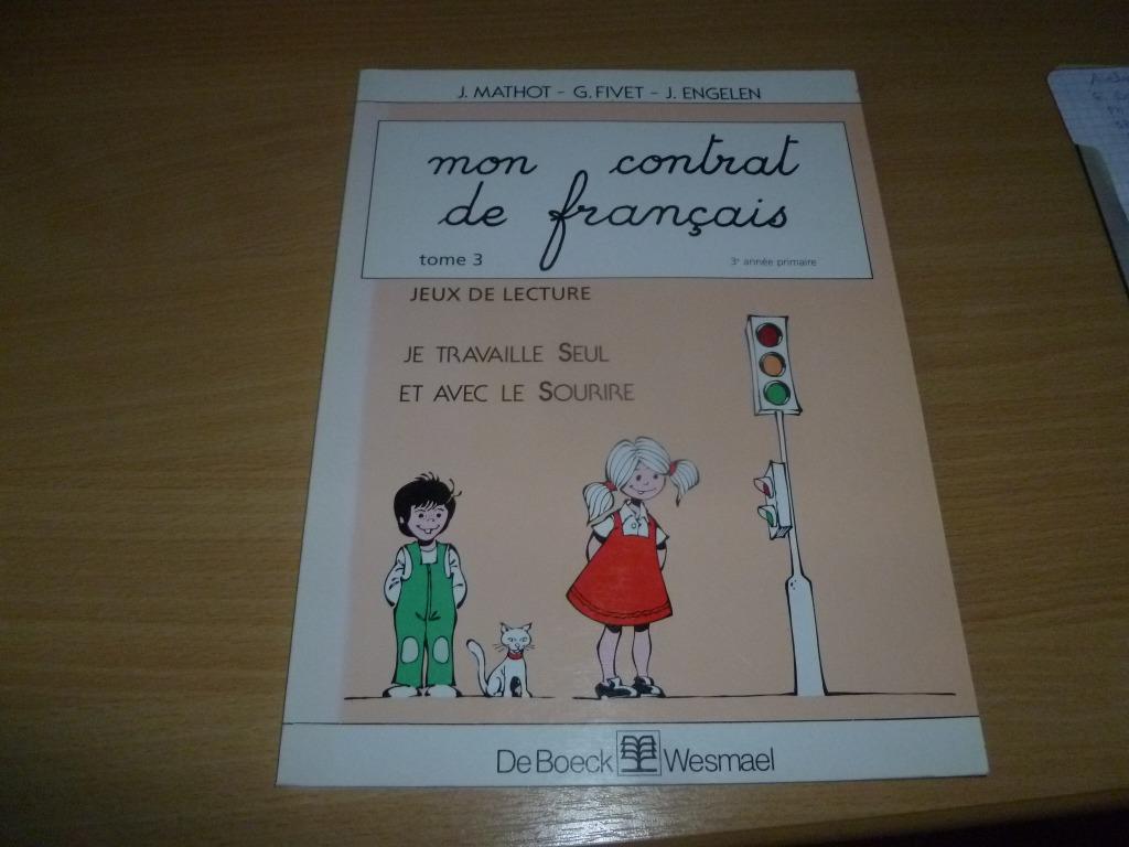 Mon contrat de français 3e primaire - De Boeck, Livres, Enlèvement ou Envoi, Primaire, Français, Comme neuf