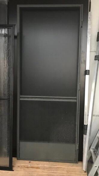 Vliegendeur RAL 7022 structuurlak, Ophalen of Verzenden, Nieuw