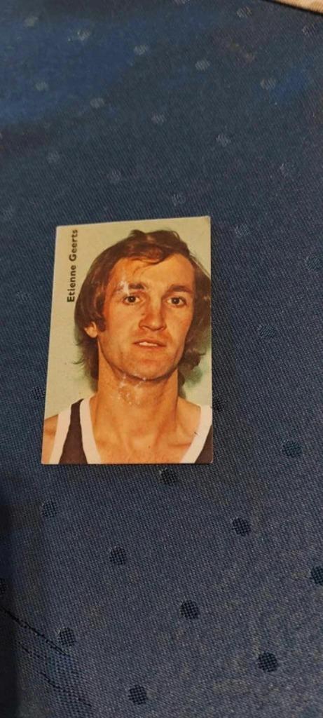 Prentje/Chromo : Etienne Geerts / Basketbal / Victoria, Verzamelen, Verzenden, Gebruikt, Poster, Plaatje of Sticker
