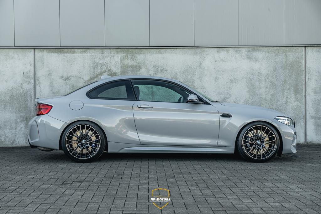 Bmw M2 compétition - 33458 km, Autos, BMW, Cuir, Argent ou Gris, Euro 6, Entreprise
