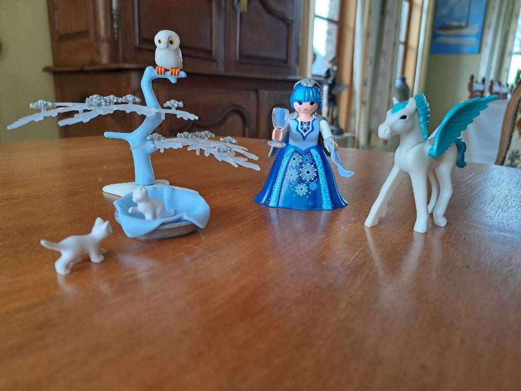Playmobil Fairies - Winterkoningin met Pegasusveulen, Ophalen, Zo goed als nieuw, Complete set
