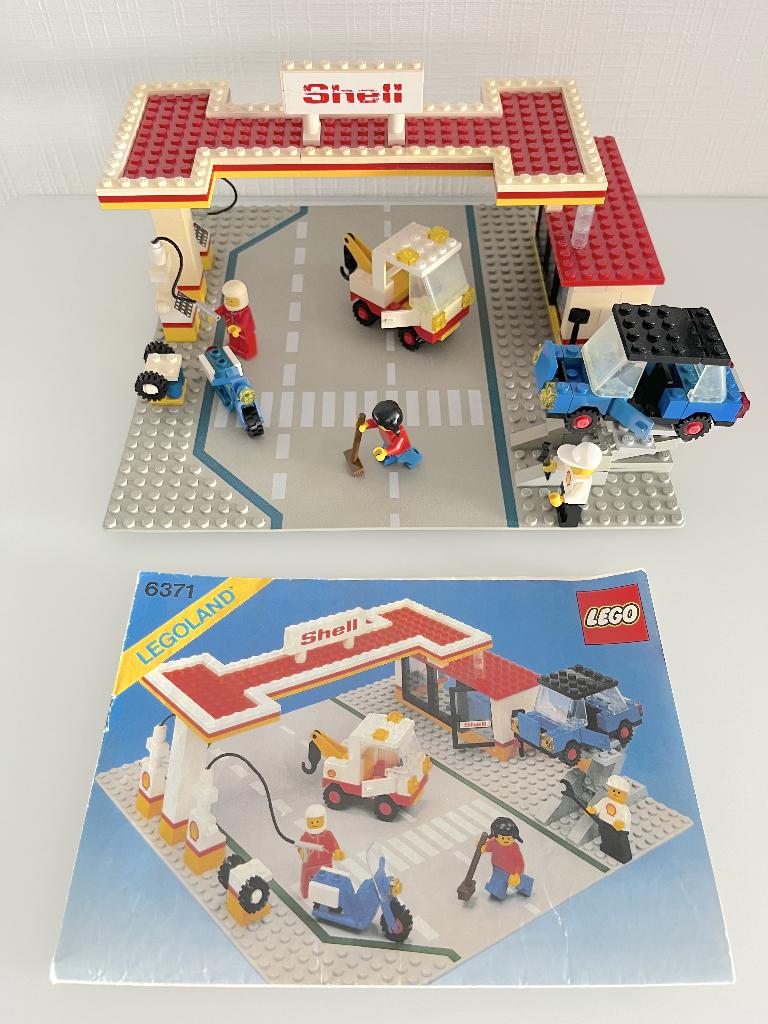 LEGO 6371 Shell Service Station, Kinderen en Baby's, Speelgoed | Duplo en Lego, Ophalen of Verzenden, Gebruikt, Lego