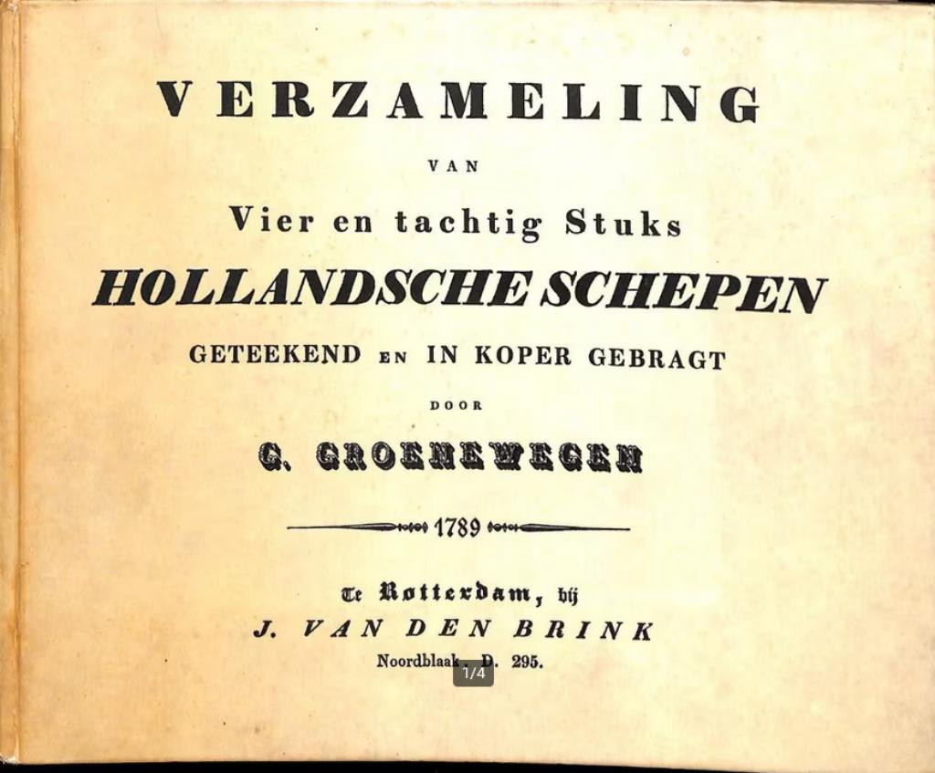 Hollandsche schepen., Enlèvement ou Envoi, Utilisé, G. GROENEWEGEN, Bateau