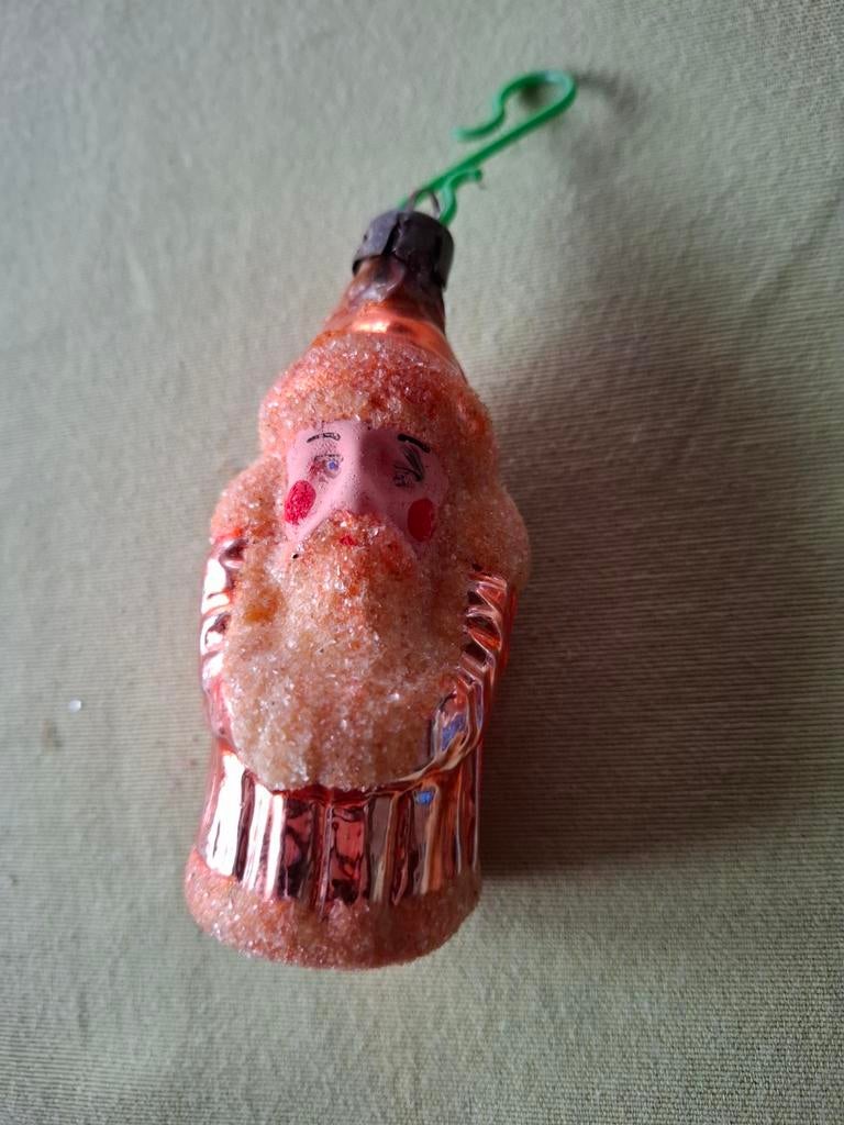 Antieke vintage kerstman ornament, Diversen, Kerst, Zo goed als nieuw, Ophalen of Verzenden