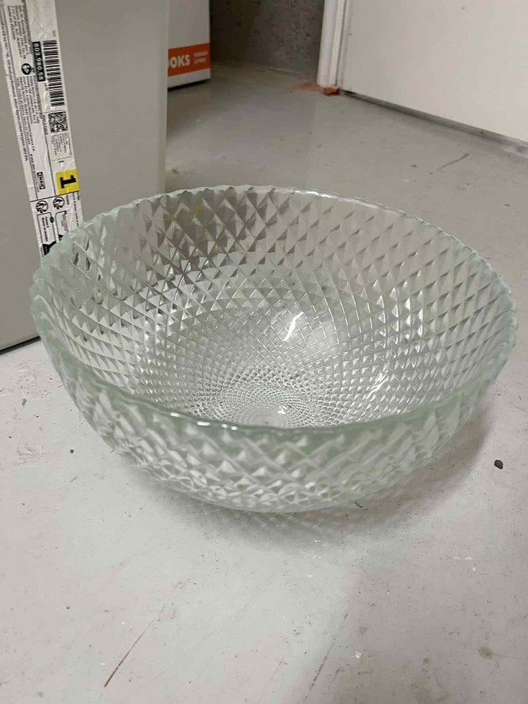 Saladier en verre, Antiquités & Art, Enlèvement