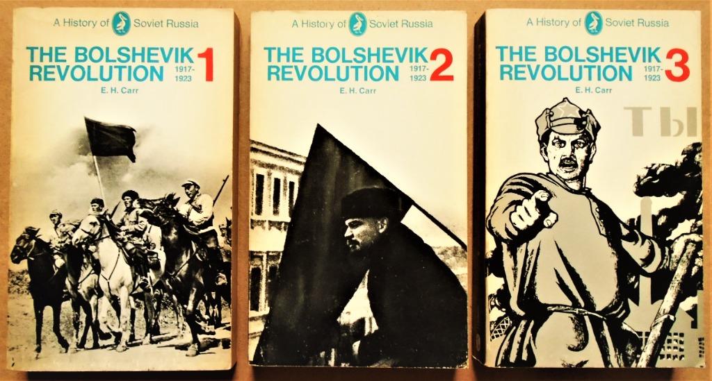 The Bolshevik Revolution 1917-1923 - 3 tomes - E.H.Carr/1971, Edward Hallett "Ted" Carr, Enlèvement ou Envoi, Utilisé, Europe